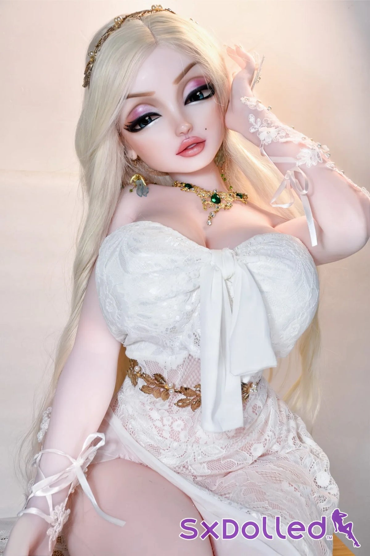 Nathalie Jones (L-Cup) (148cm) | Golden Allure Sex Doll | Elsa Babe Doll - L-Cup / 148cm / Blonde - Sex Doll