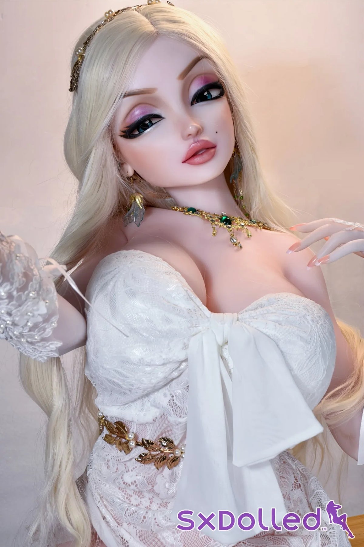 Nathalie Jones (L-Cup) (148cm) | Golden Allure Sex Doll | Elsa Babe Doll - L-Cup / 148cm / Blonde - Sex Doll