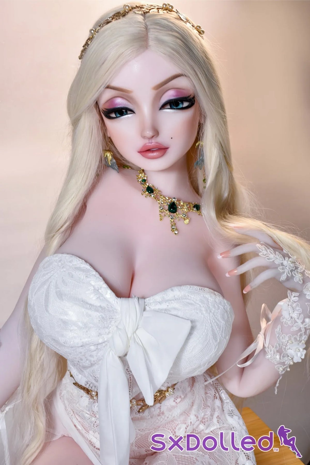 Nathalie Jones (L-Cup) (148cm) | Golden Allure Sex Doll | Elsa Babe Doll - L-Cup / 148cm / Blonde - Sex Doll