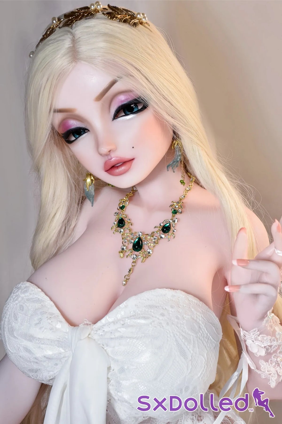 Nathalie Jones (L-Cup) (148cm) | Golden Allure Sex Doll | Elsa Babe Doll - L-Cup / 148cm / Blonde - Sex Doll