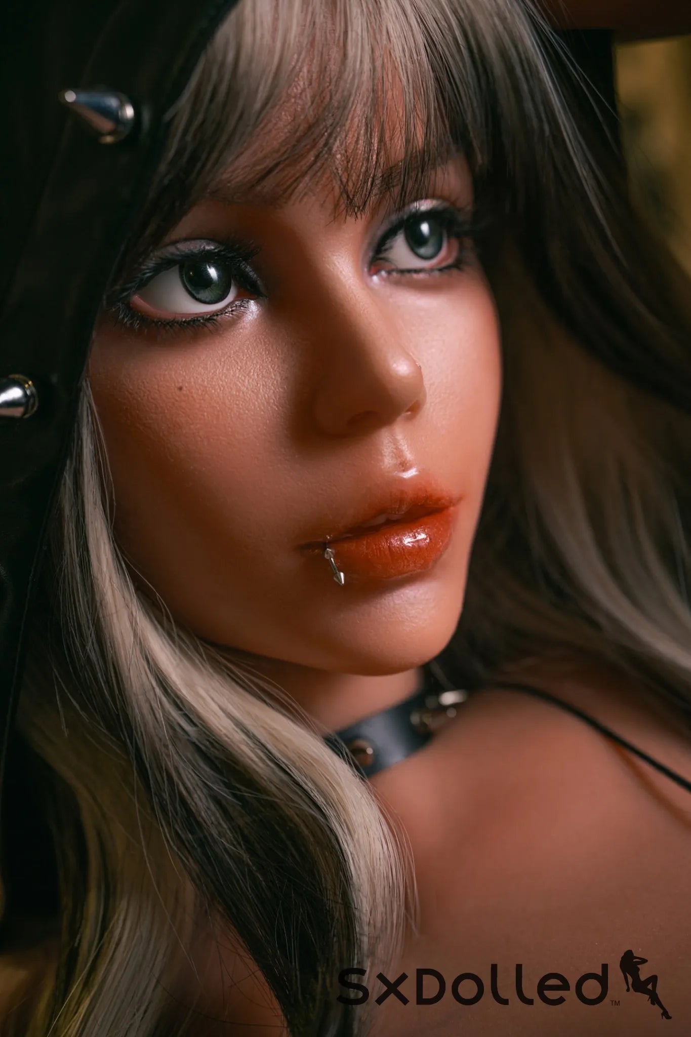 Nayora (D-Cup) (164cm) | Tan Edgy Pierced Latina Sex Doll | SY Doll D-Cup / 164cm / Ombre Sex Doll