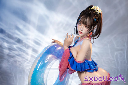 Nymphaea B (K-Cup) (155cm) | Sexy Asian Swimsuit Sex Doll | AITIA K-Cup / 155cm / Brunette Sex Doll