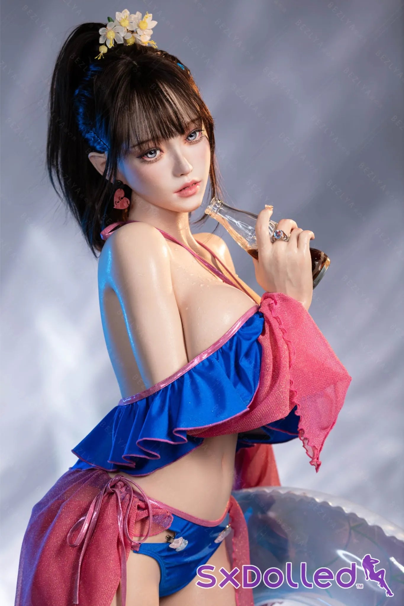 Nymphaea B (K-Cup) (155cm) | Sexy Asian Swimsuit Sex Doll | AITIA K-Cup / 155cm / Brunette Sex Doll
