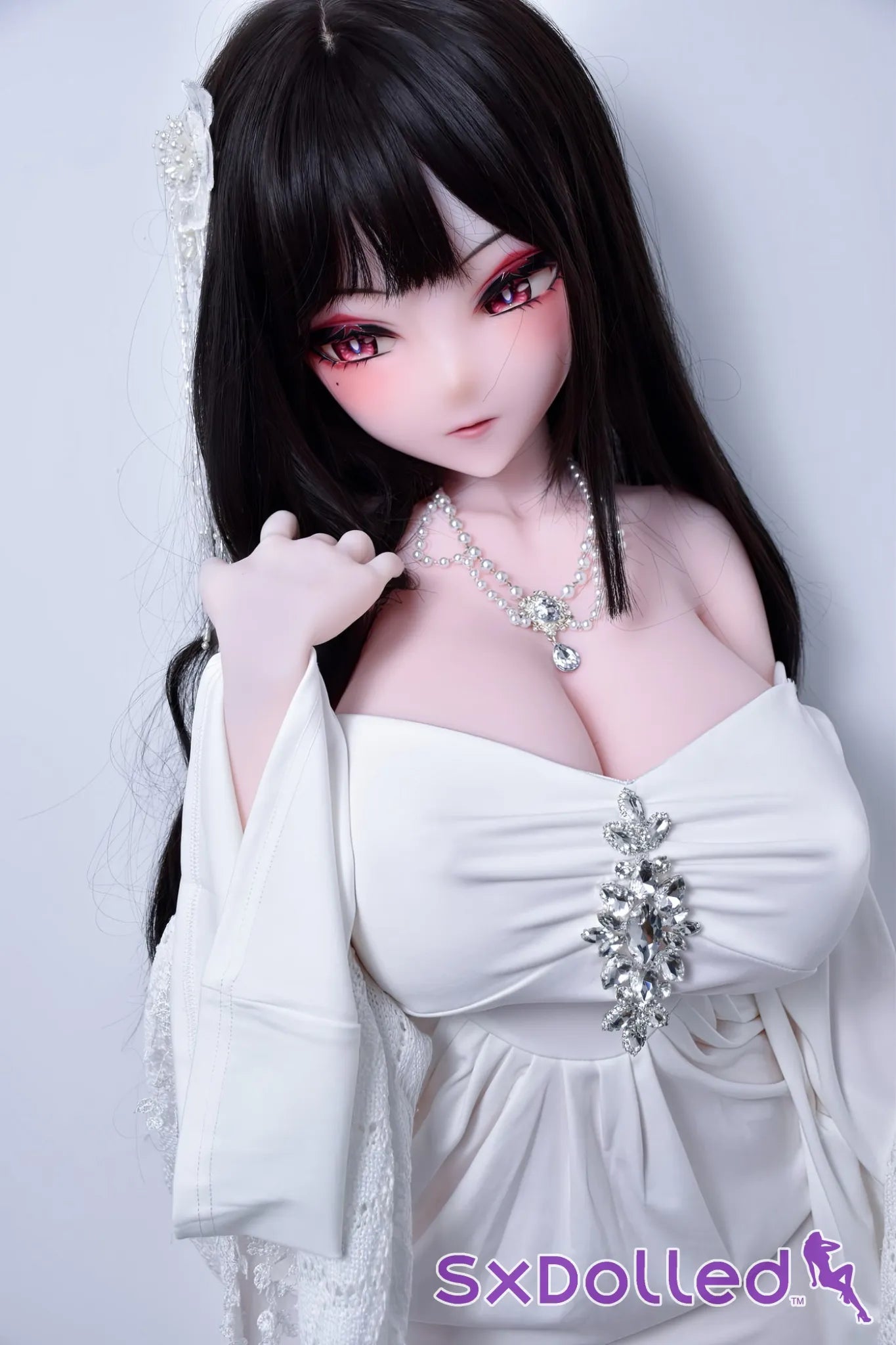 Ogata Maika (S-Cup) (163cm) | Elegant Anime Sex Doll | Elsa Babe - S-Cup / 163cm / Black - Sex Doll