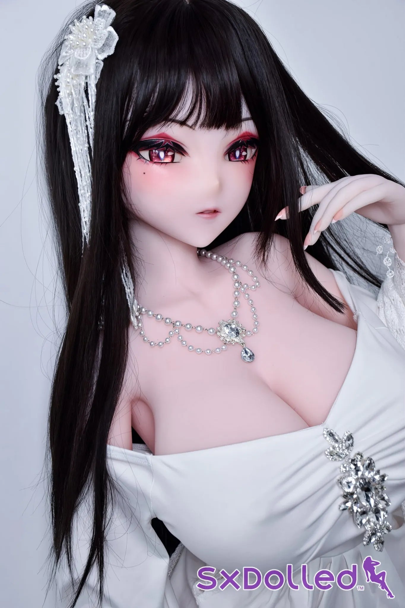 Ogata Maika (S-Cup) (163cm) | Elegant Anime Sex Doll | Elsa Babe - S-Cup / 163cm / Black - Sex Doll