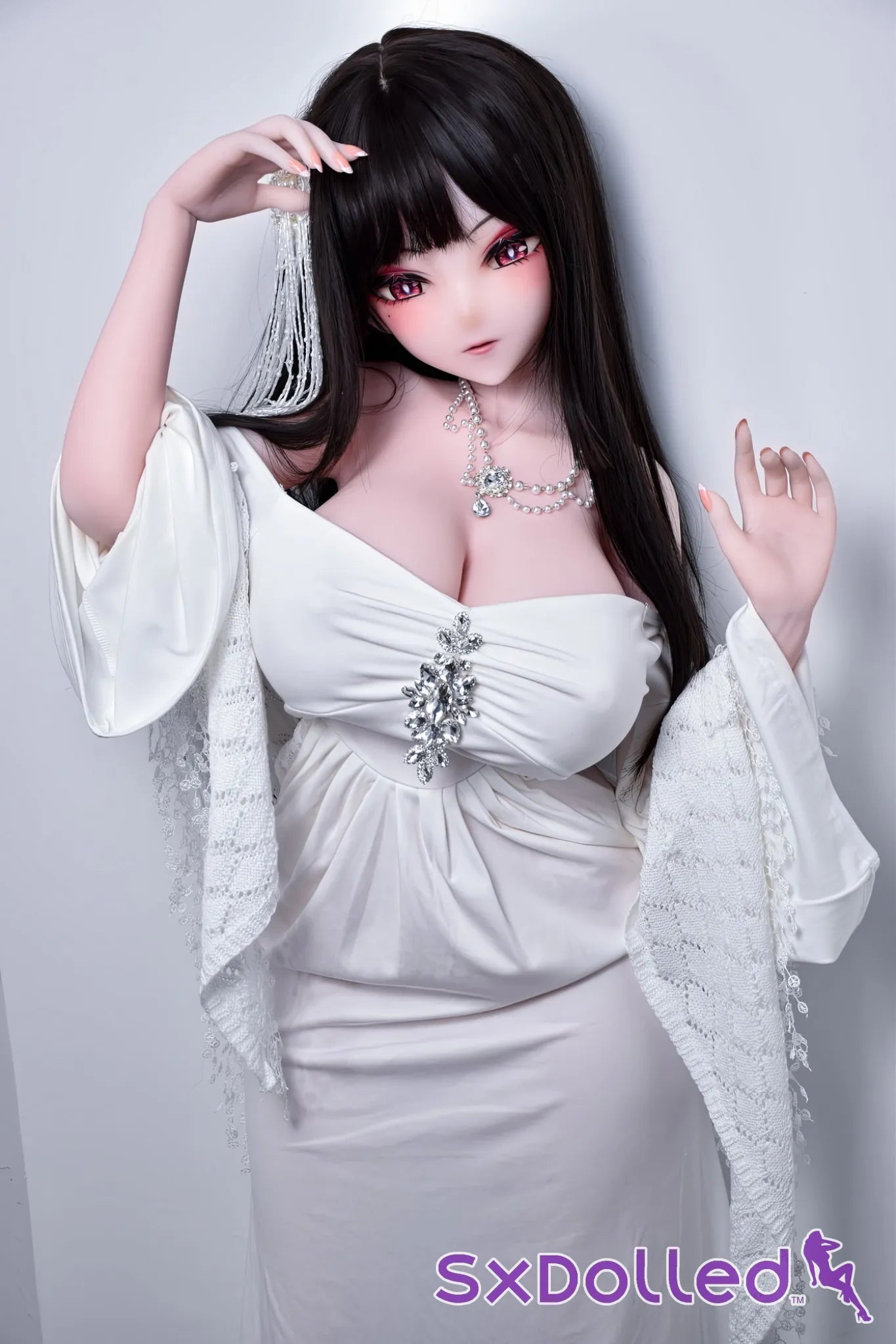 Ogata Maika (S-Cup) (163cm) | Elegant Anime Sex Doll | Elsa Babe - S-Cup / 163cm / Black - Sex Doll