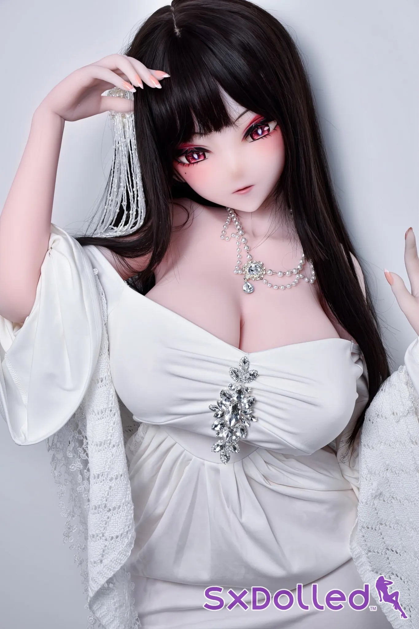 Ogata Maika (S-Cup) (163cm) | Elegant Anime Sex Doll | Elsa Babe - S-Cup / 163cm / Black - Sex Doll