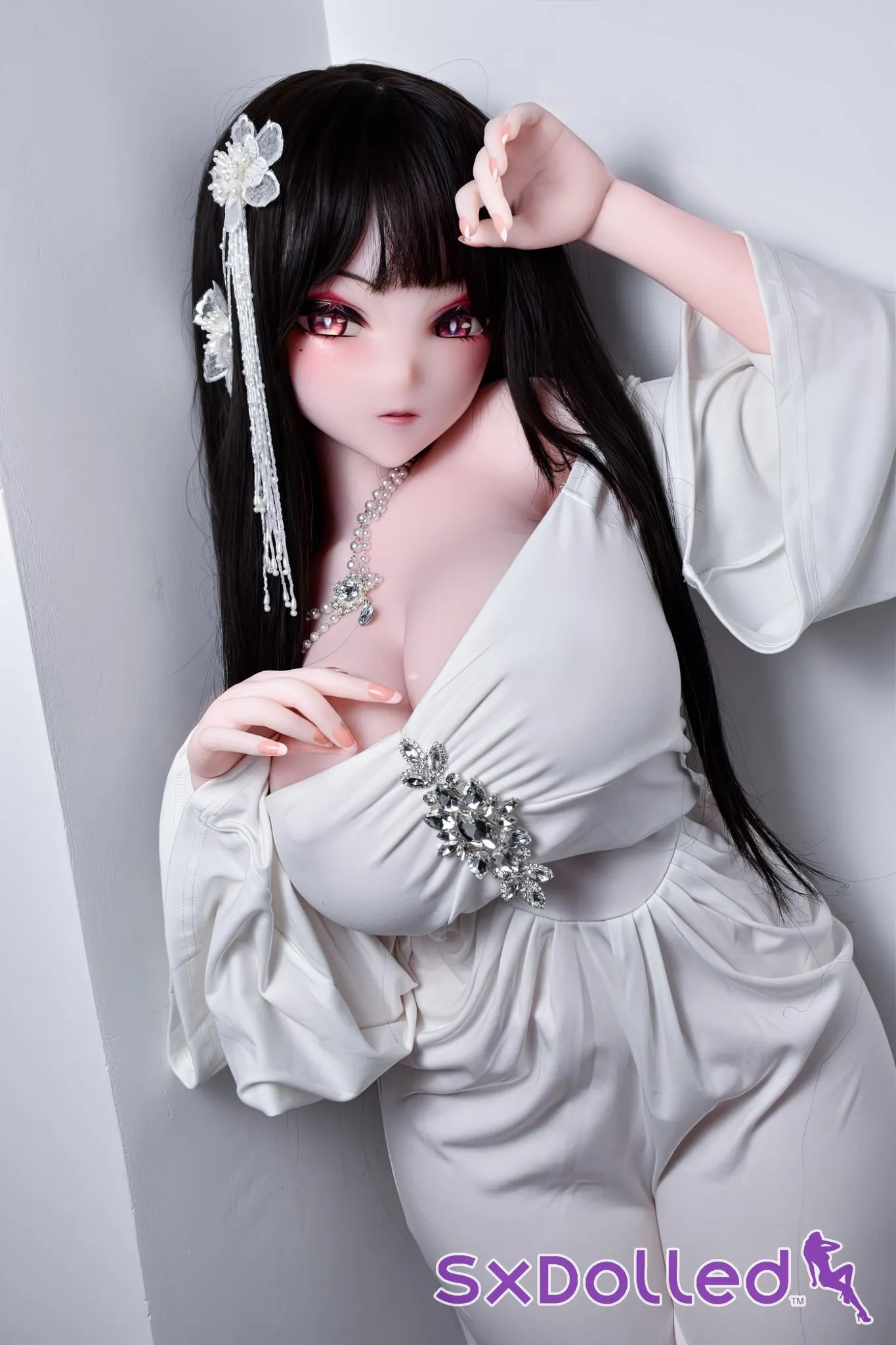 Ogata Maika (S-Cup) (163cm) | Elegant Anime Sex Doll | Elsa Babe - S-Cup / 163cm / Black - Sex Doll