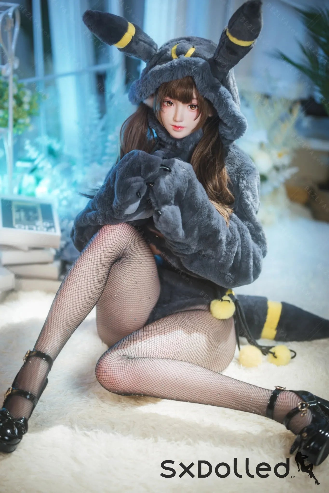 Paeonia (I-Cup) (155cm) | Sex Doll I-Cup / 155cm / Brunette Sex Doll