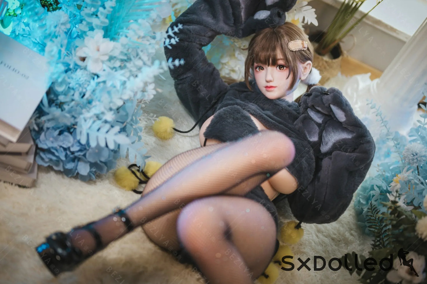 Paeonia (I-Cup) (155cm) | Sex Doll I-Cup / 155cm / Brunette Sex Doll