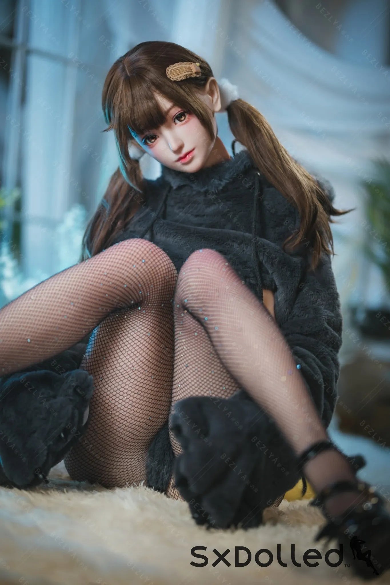 Paeonia (I-Cup) (155cm) | Sex Doll I-Cup / 155cm / Brunette Sex Doll