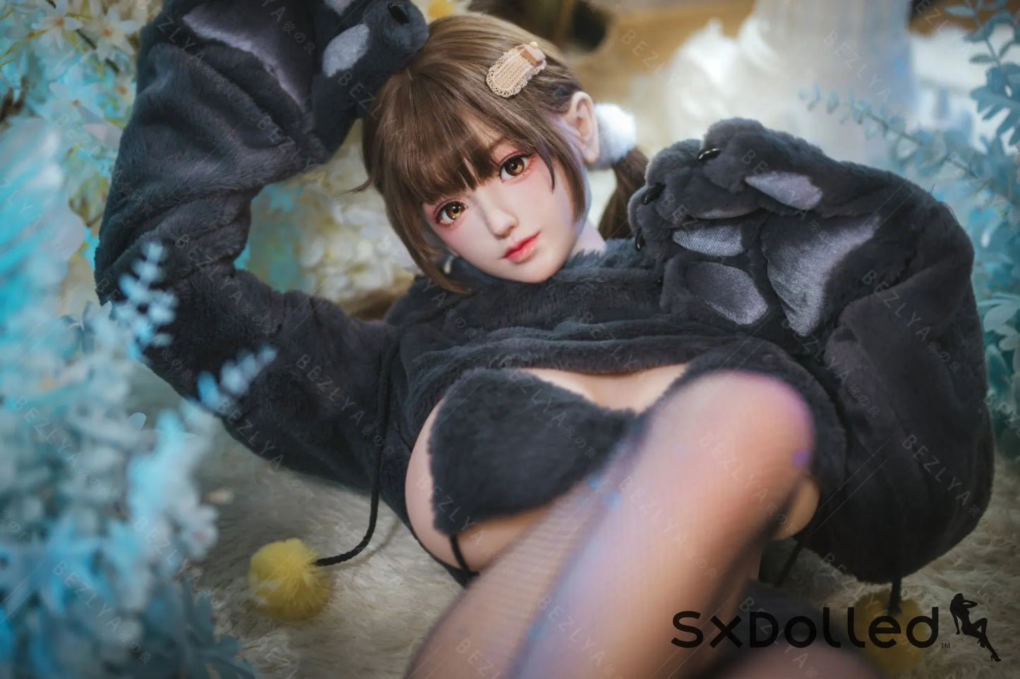Paeonia (I-Cup) (155cm) | Sex Doll I-Cup / 155cm / Brunette Sex Doll