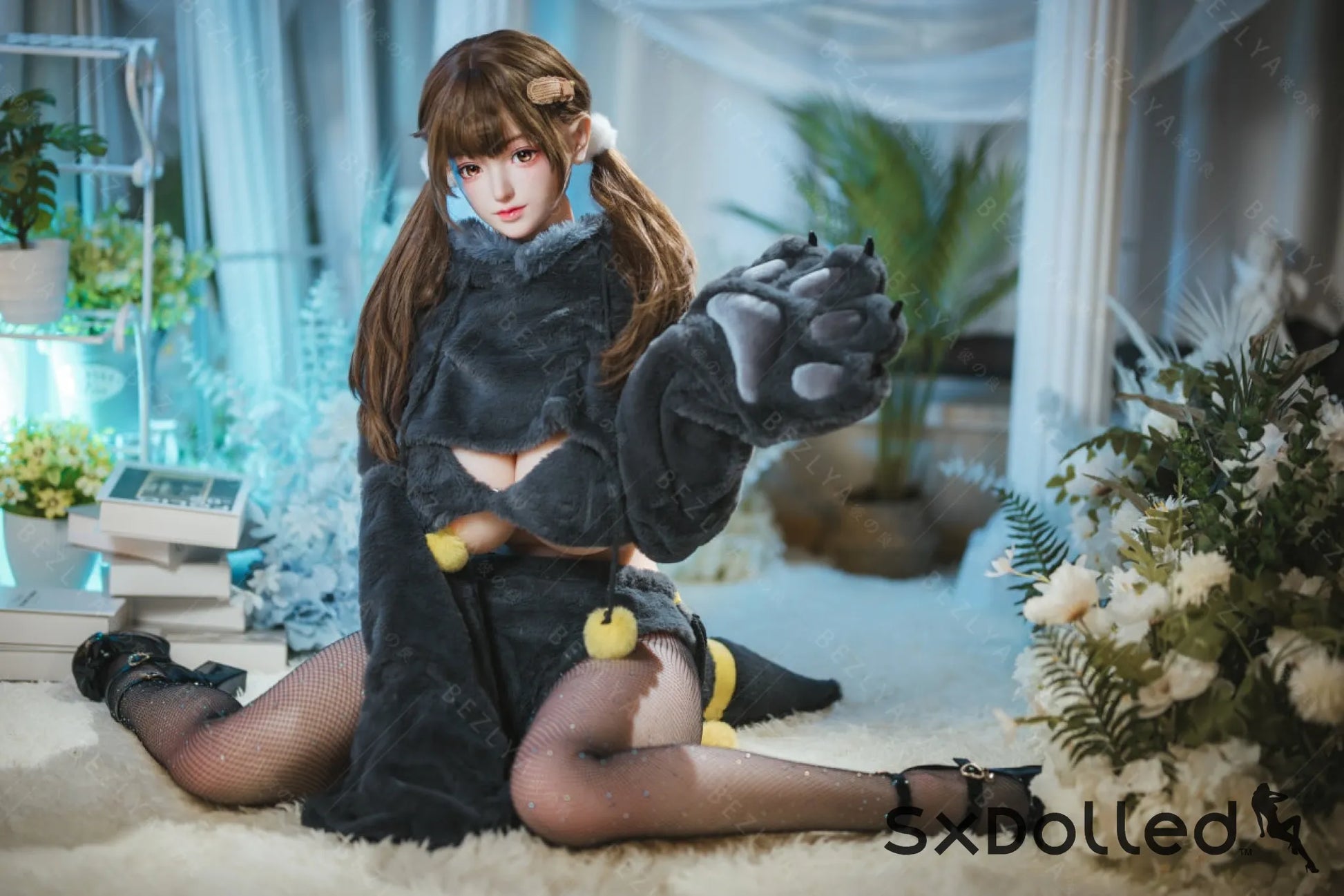 Paeonia (I-Cup) (155cm) | Sex Doll I-Cup / 155cm / Brunette Sex Doll