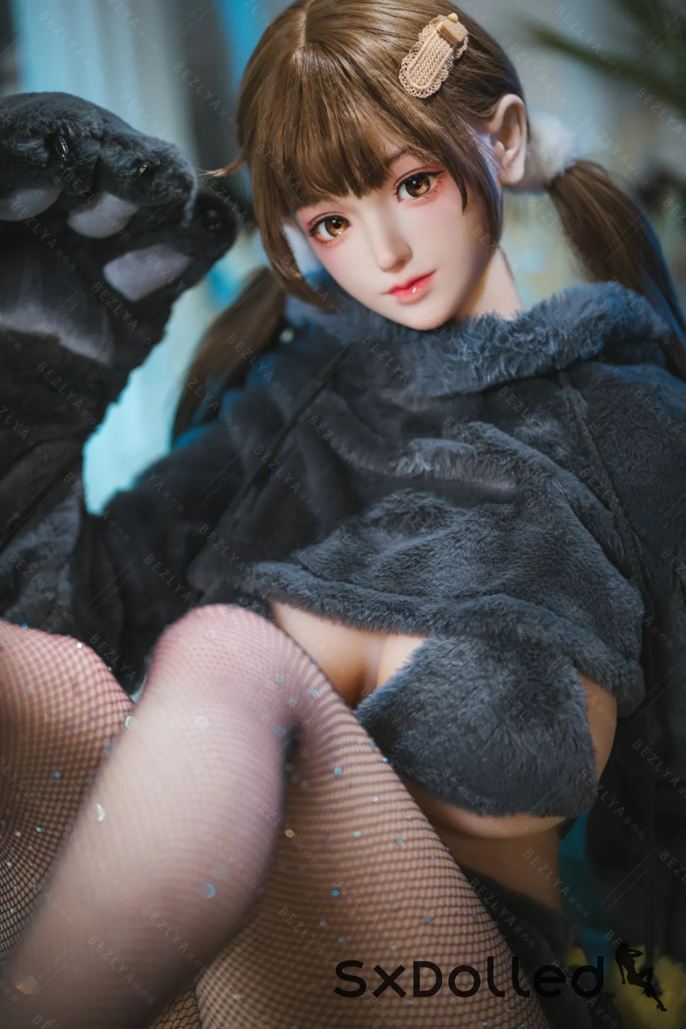 Paeonia (I-Cup) (155cm) | Sex Doll I-Cup / 155cm / Brunette Sex Doll