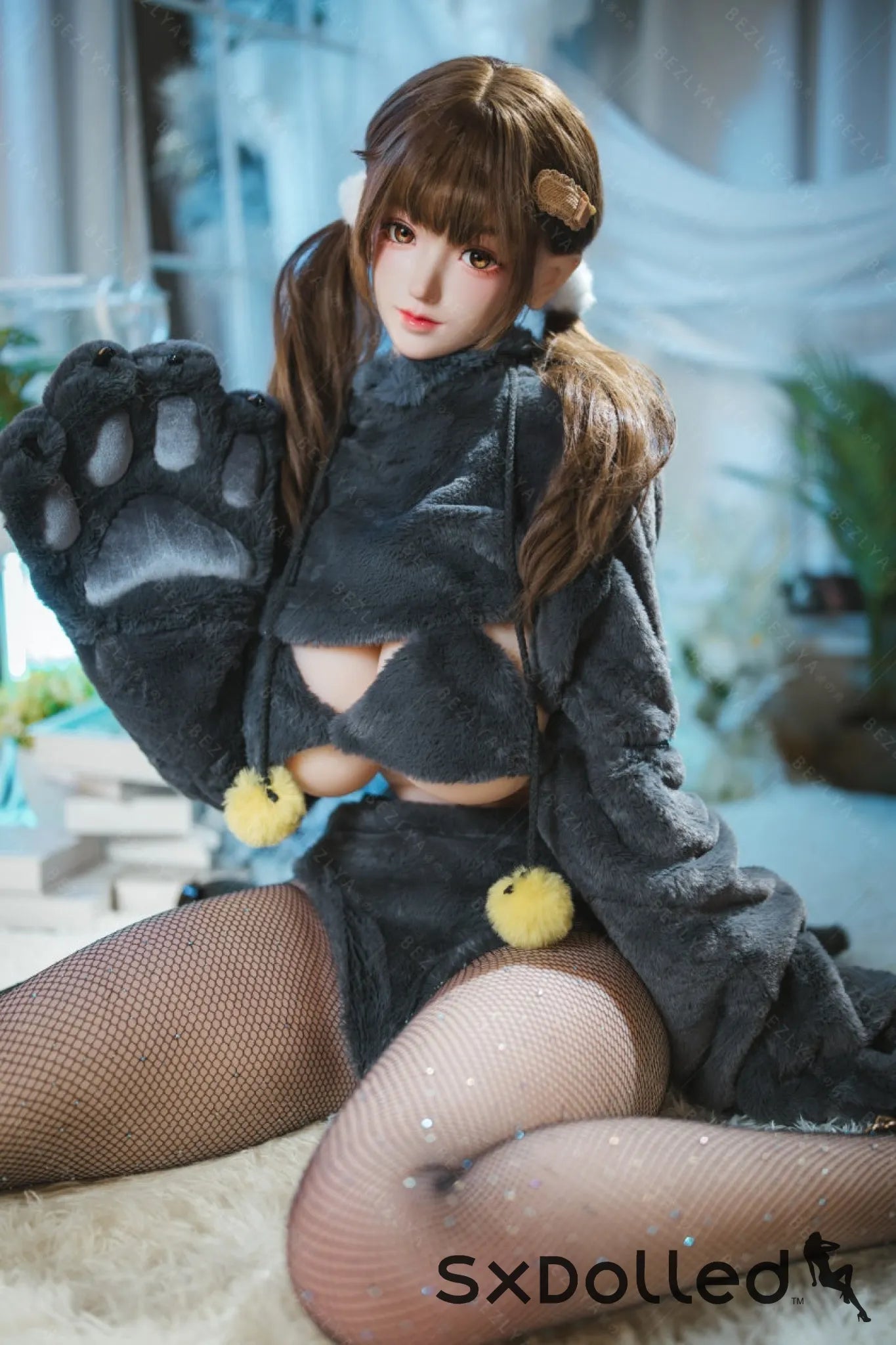 Paeonia (I-Cup) (155cm) | Sex Doll I-Cup / 155cm / Brunette Sex Doll