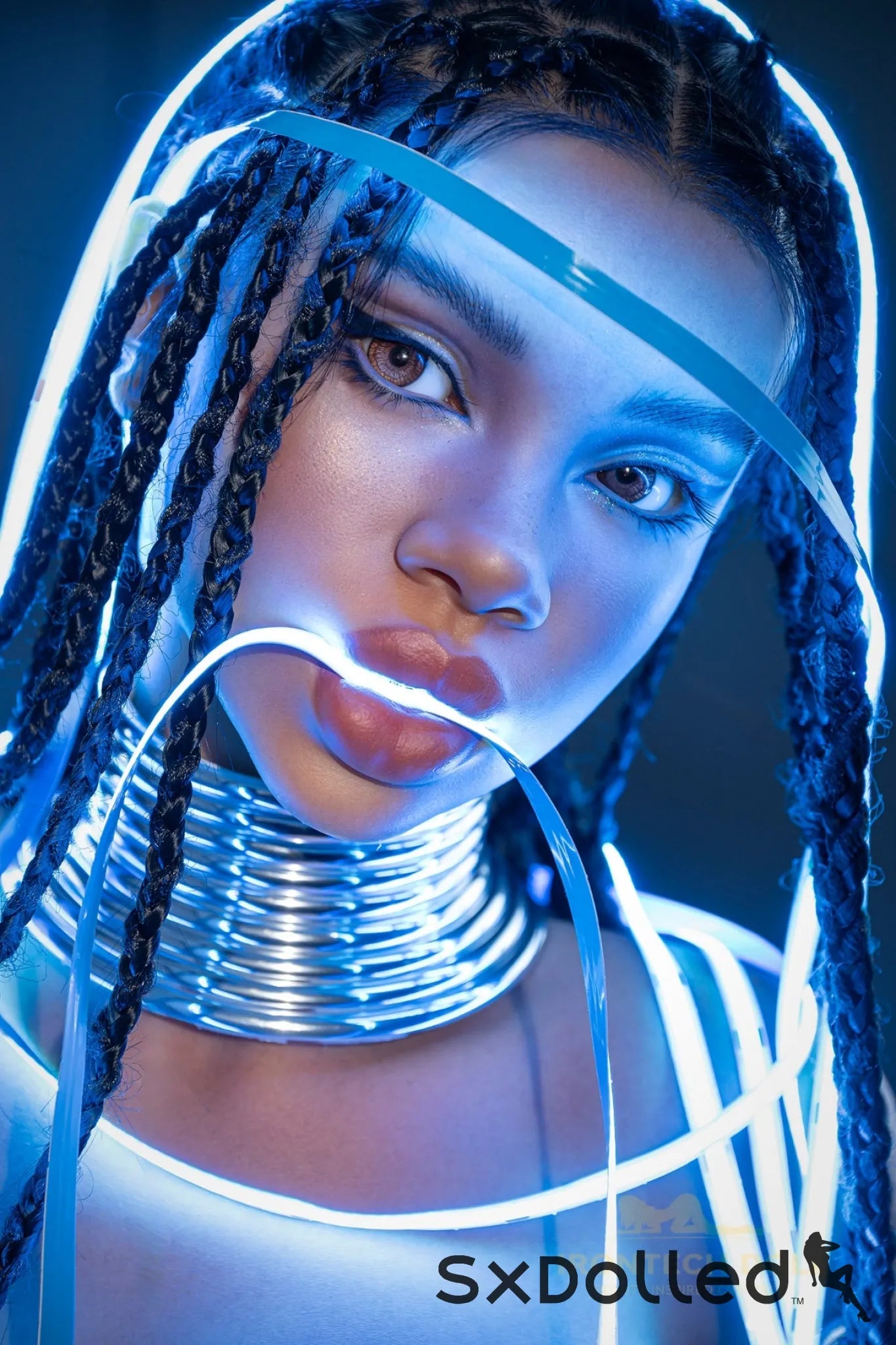 Penny C (H-Cup) (161cm) | Ebony Rave Girl Sex Doll | Irontech Doll H-Cup / 161cm / Black Sex Doll