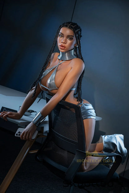 Penny C (H-Cup) (161cm) | Ebony Rave Girl Sex Doll | Irontech Doll H-Cup / 161cm / Black Sex Doll