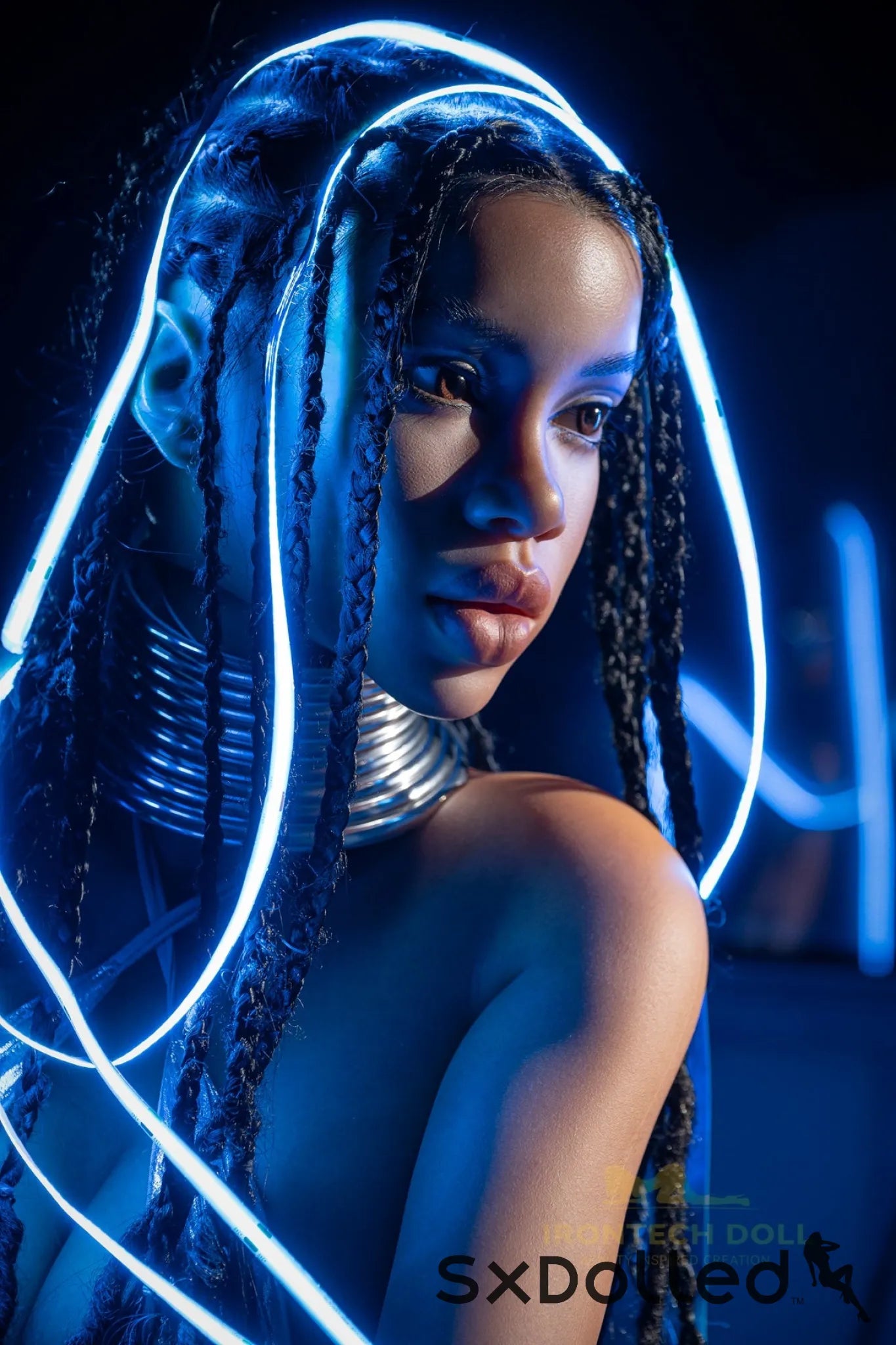 Penny C (H-Cup) (161cm) | Ebony Rave Girl Sex Doll | Irontech Doll H-Cup / 161cm / Black Sex Doll