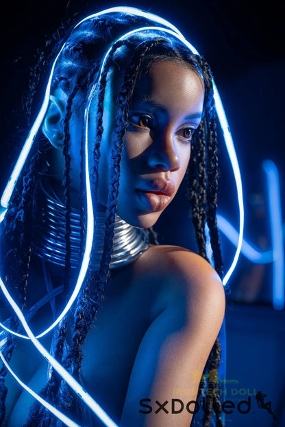 Penny C (H-Cup) (161cm) | Ebony Rave Girl Sex Doll | Irontech Doll H-Cup / 161cm / Black Sex Doll