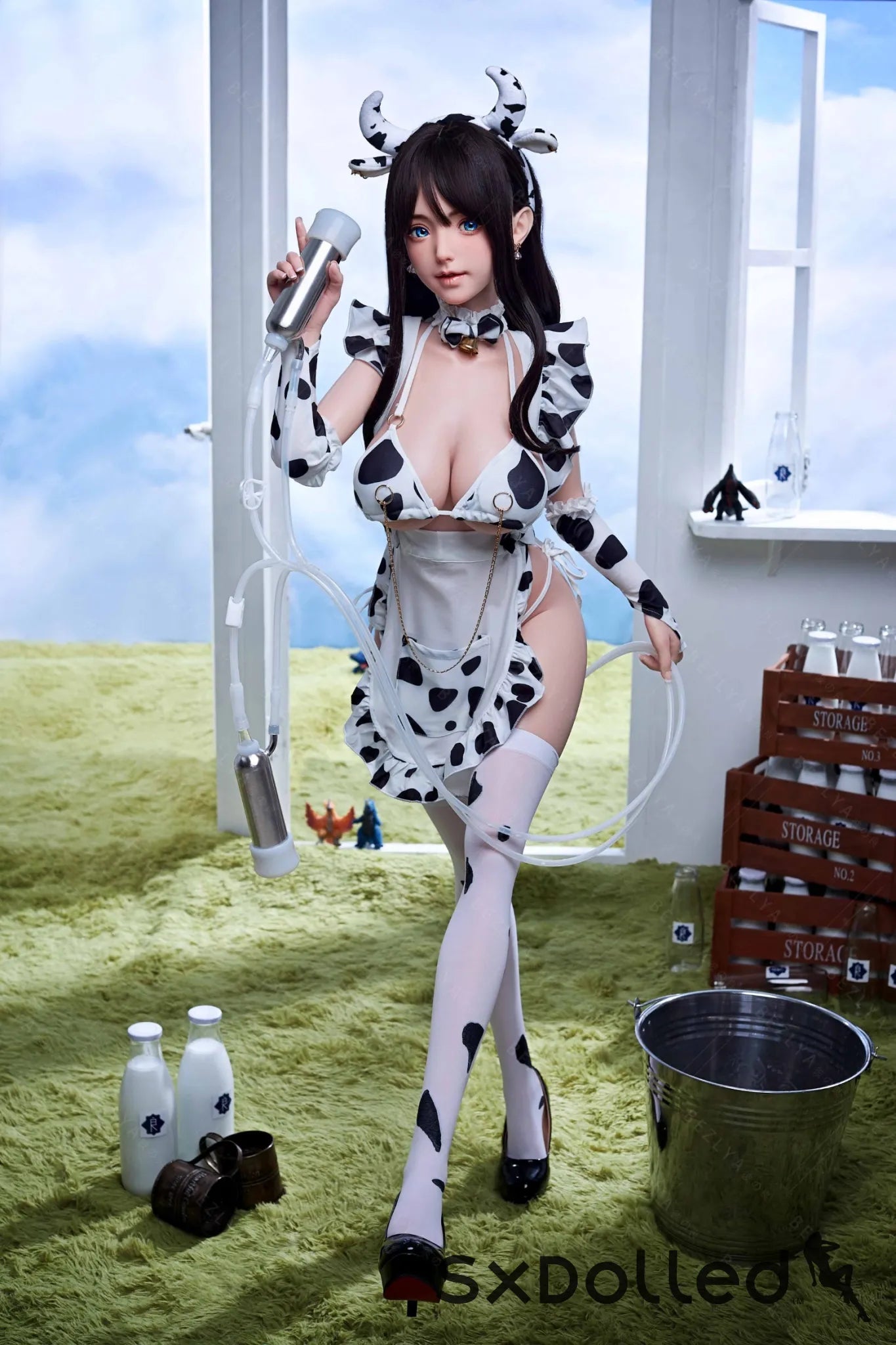 Pisum (I-Cup) (145cm) | Sex Doll I-Cup / 145cm / Brunette Sex Doll