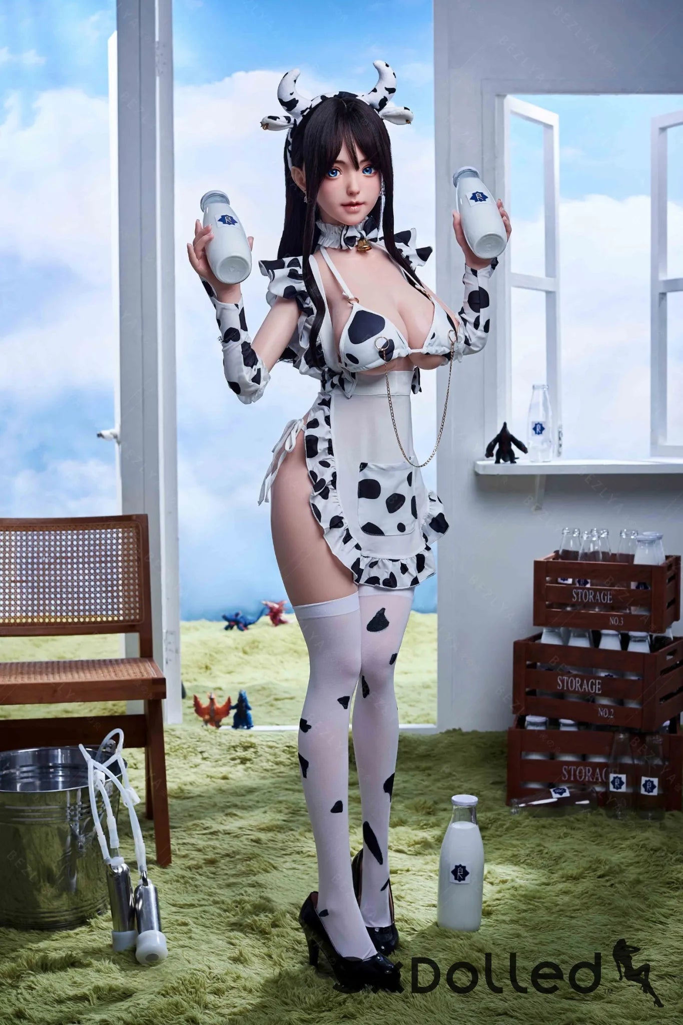 Pisum (I-Cup) (145cm) | Sex Doll I-Cup / 145cm / Brunette Sex Doll