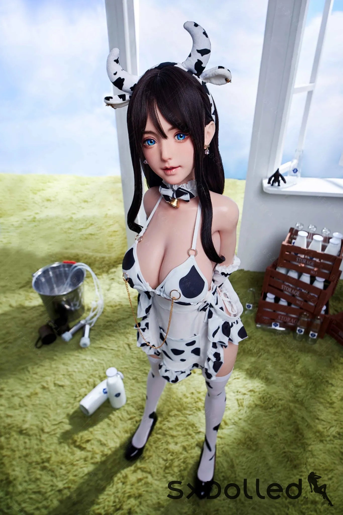 Pisum (I-Cup) (145cm) | Sex Doll I-Cup / 145cm / Brunette Sex Doll