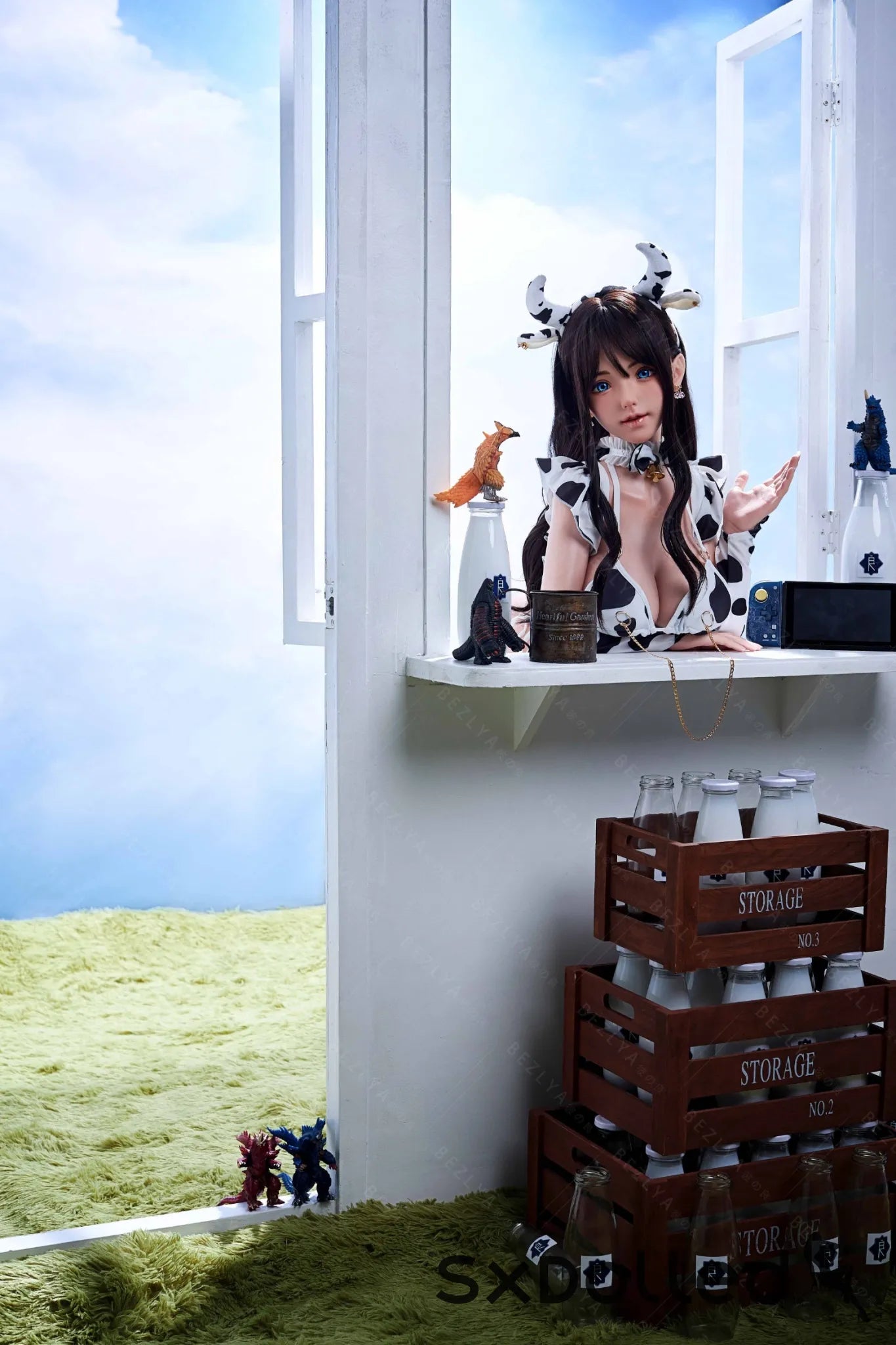Pisum (I-Cup) (145cm) | Sex Doll I-Cup / 145cm / Brunette Sex Doll