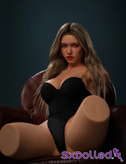 Polly B (E-Cup) (110cm) | Tan Latina Sex Doll Torso | Top CY Doll E-Cup / 110cm / Blonde Sex Torso