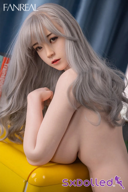 Qian A (J-Cup) (166cm) | Huge Boobs Grey Haired Sex Doll | Fanreal - J-Cup / 166cm / Grey - Sex Doll