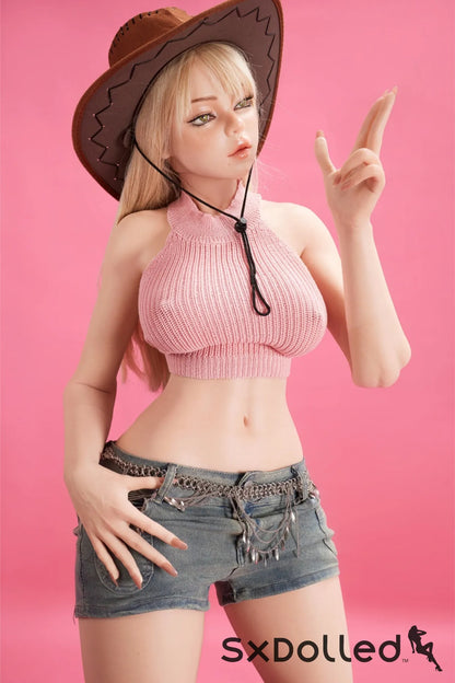 Rhea A (F-Cup) (156cm) | Cowgirl Cosplay Sex Doll | Climax Doll F-Cup / 156cm / Blonde Sex Doll
