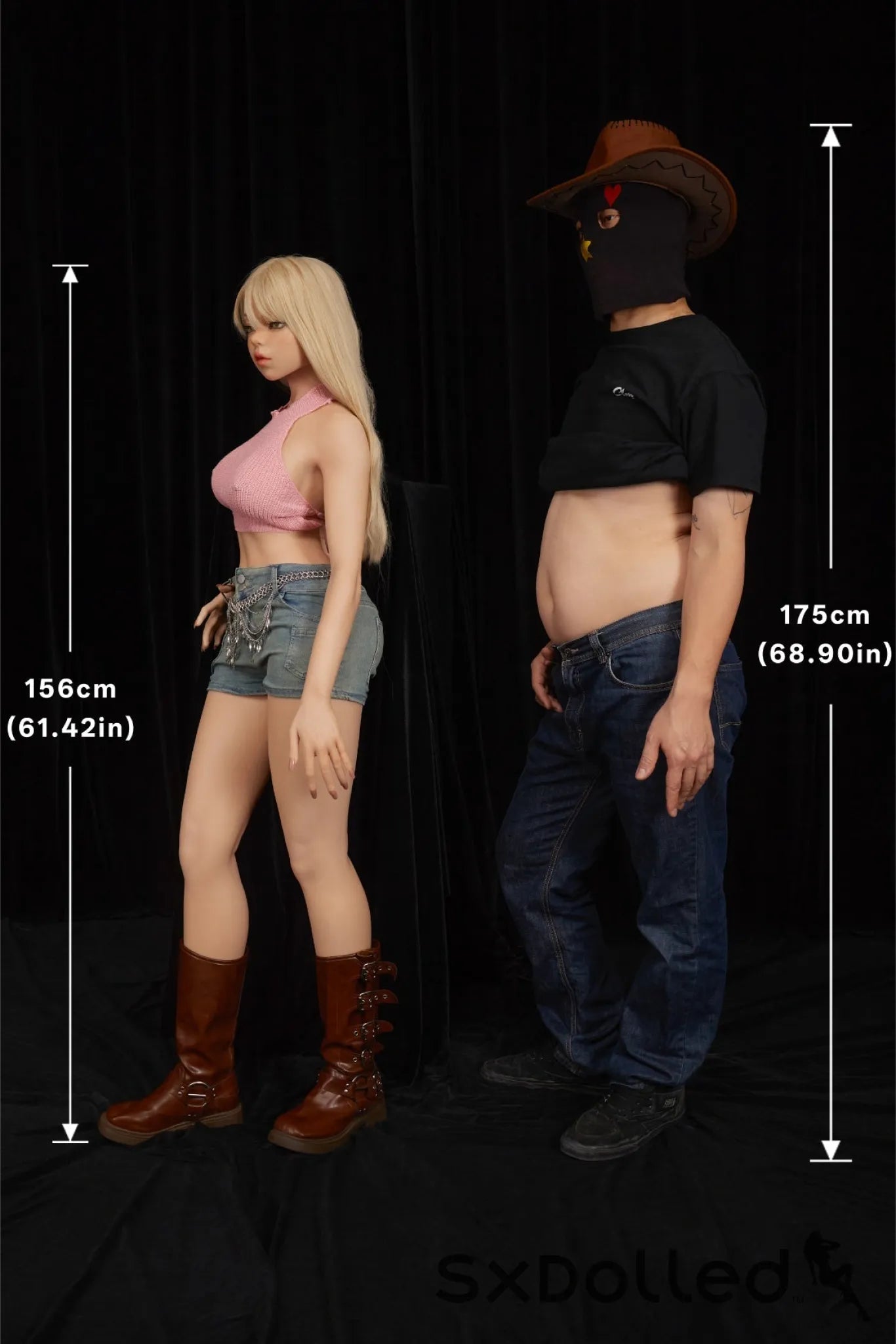 Rhea A (F-Cup) (156cm) | Cowgirl Cosplay Sex Doll | Climax Doll F-Cup / 156cm / Blonde Sex Doll
