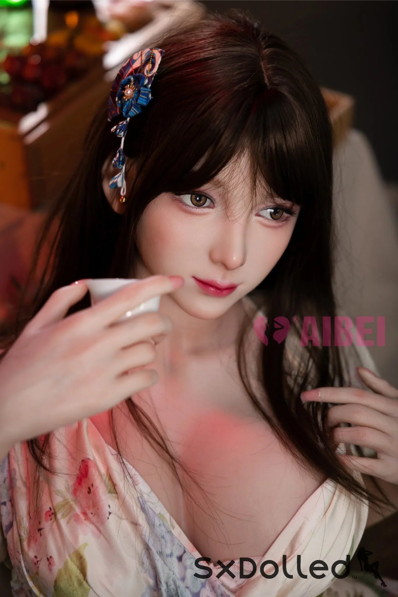 Rika A (E-Cup) (167cm) | Kimono Asian Sex Doll | Aibei Doll E-Cup / 167cm / Brunette Sex Doll