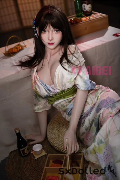 Rika A (E-Cup) (167cm) | Kimono Asian Sex Doll | Aibei Doll E-Cup / 167cm / Brunette Sex Doll
