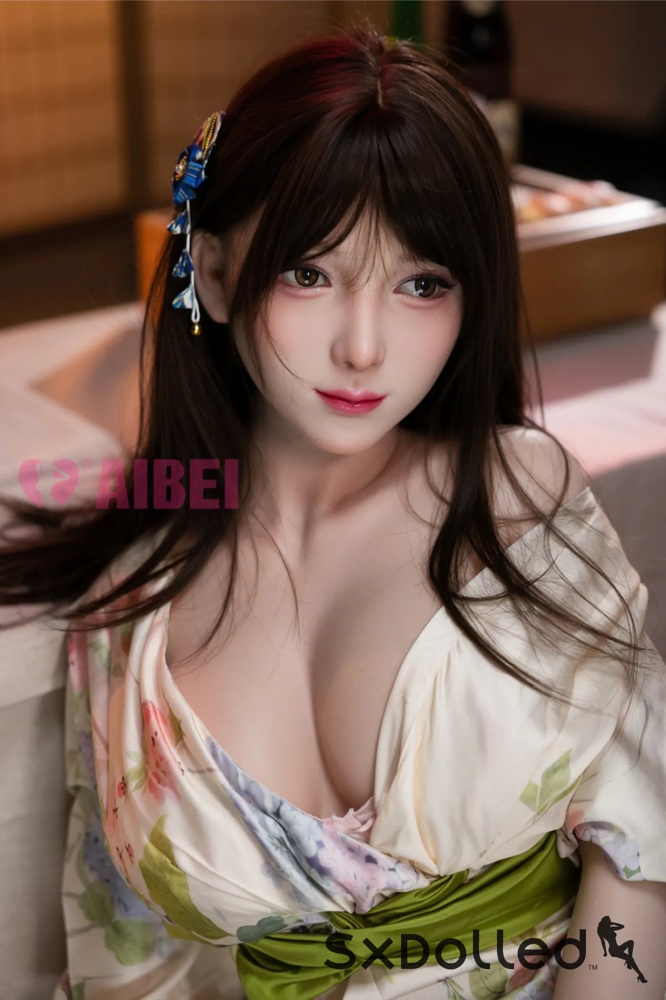 Rika A (E-Cup) (167cm) | Kimono Asian Sex Doll | Aibei Doll E-Cup / 167cm / Brunette Sex Doll