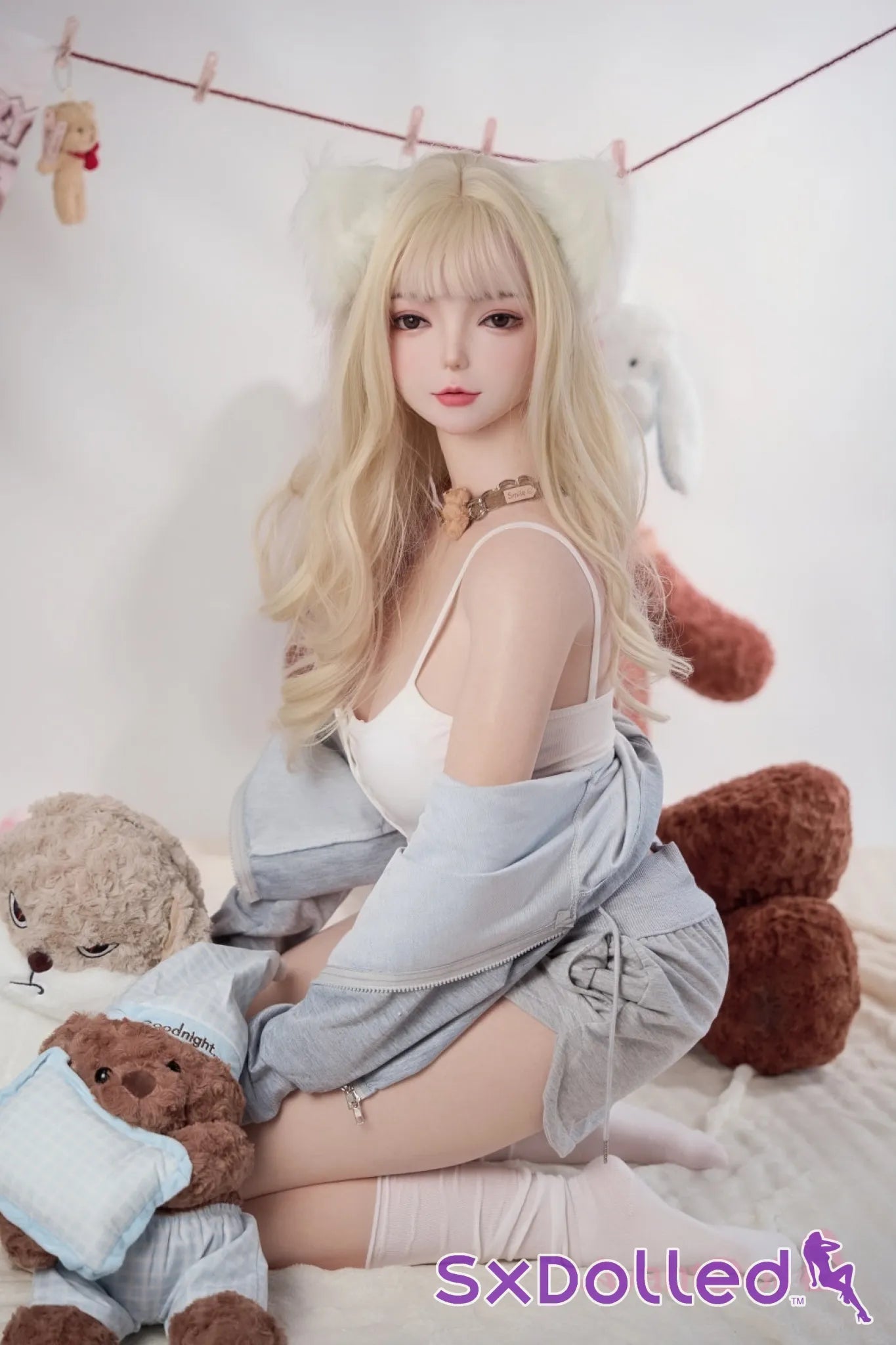 Rine (F-Cup) (165cm) | Blonde Asian Silicone Sex Doll | Avant Doll - F-Cup / 165cm / Blonde - Sex Doll
