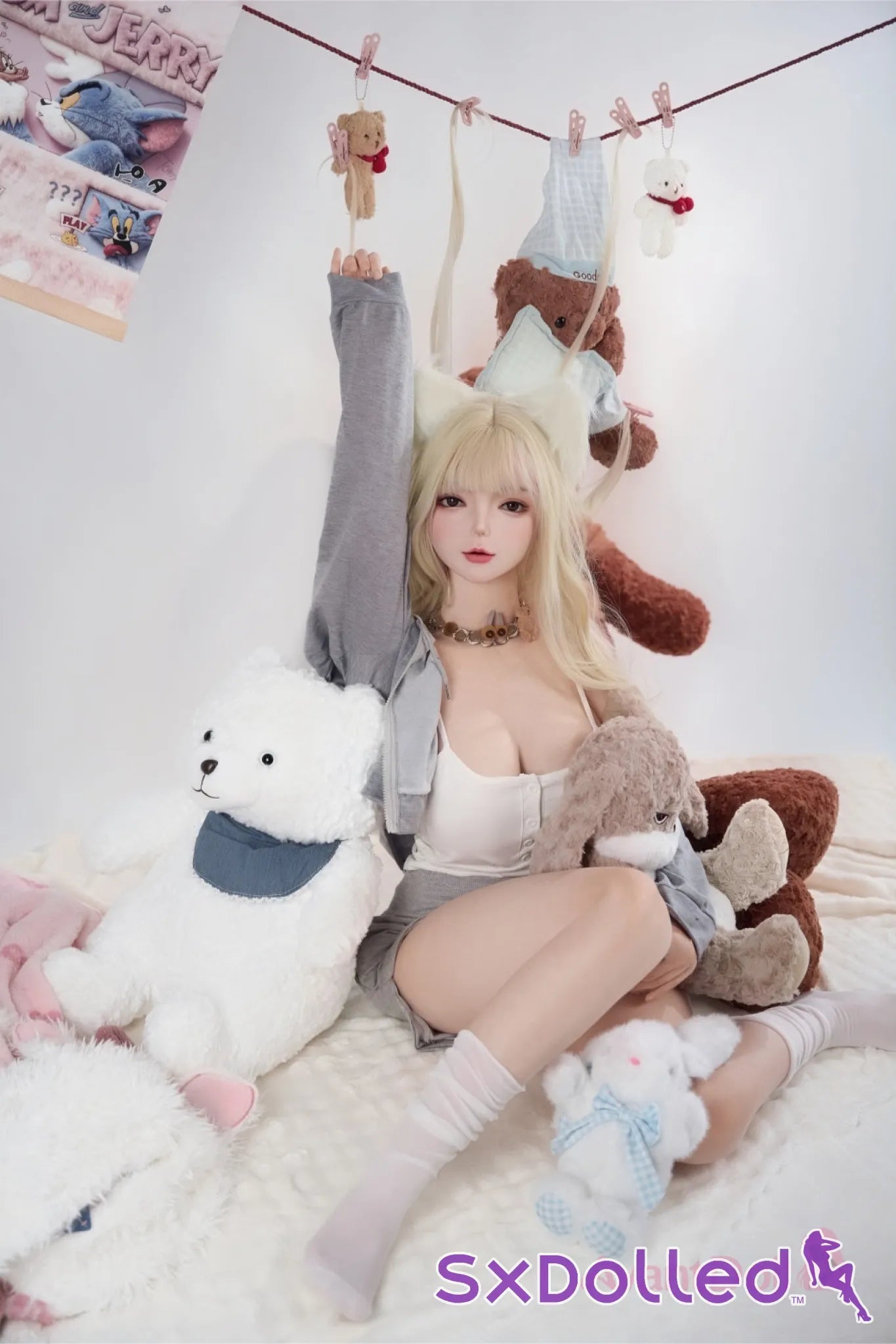 Rine (F-Cup) (165cm) | Blonde Asian Silicone Sex Doll | Avant Doll - F-Cup / 165cm / Blonde - Sex Doll