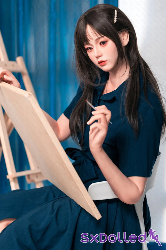 Ritsuko (E-Cup) (162cm) | Brunette Silicone Japanese Sex Doll | AITIA E-Cup / 162cm / Brunette Sex Doll