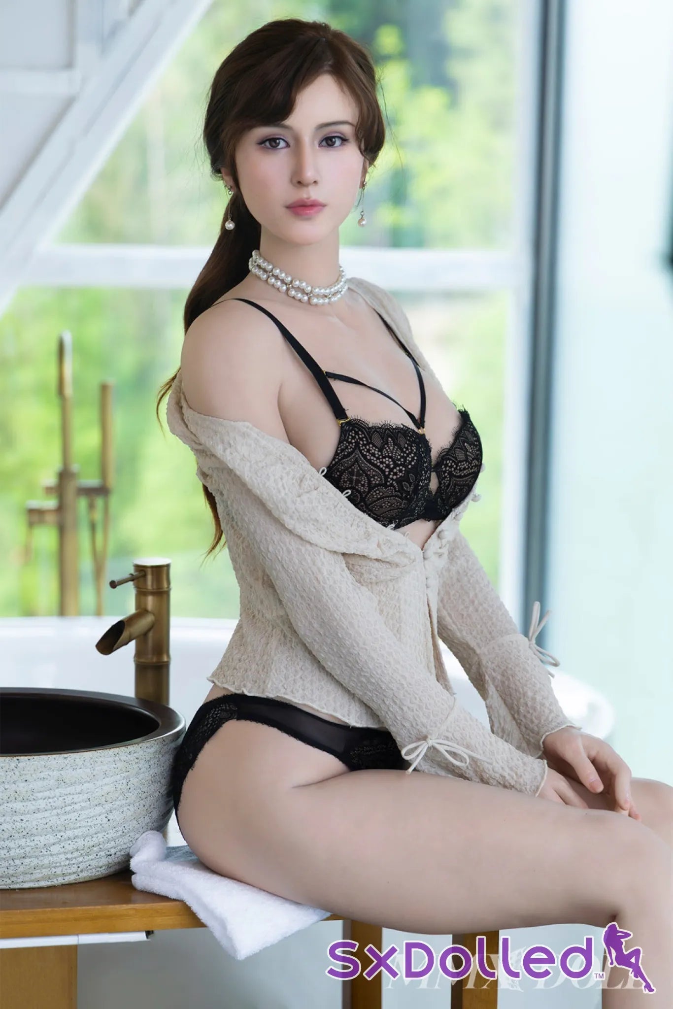 Rola (C-Cup) (172cm) | Elegant English Lady Sex Doll | MMX Doll - C-Cup / 172cm / Brunette - Sex Doll