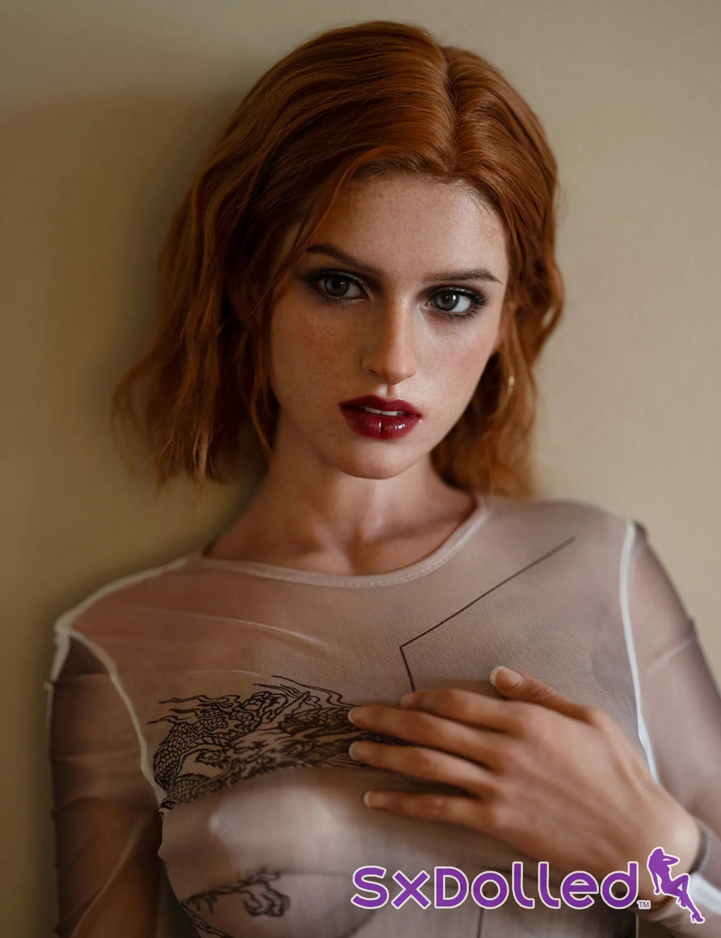 Rowan (C-Cup) (170cm) | Busty Red Head Sex Doll | Top CY Doll - C-Cup / 170cm / Orange - Sex Doll