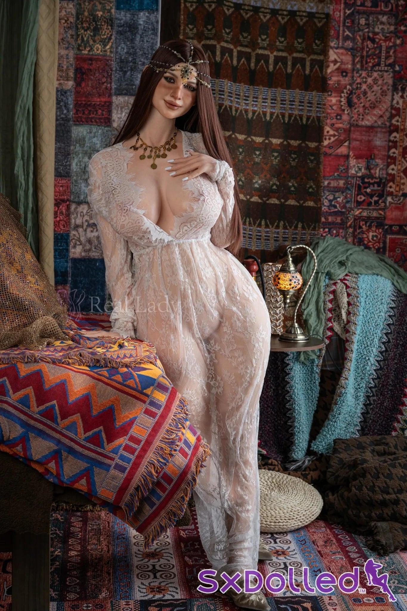 Ruby B (J-Cup) (168cm) | Happy Golden Bride Sex Doll | Real Lady - J-Cup / 168cm / Brunette - Sex Doll