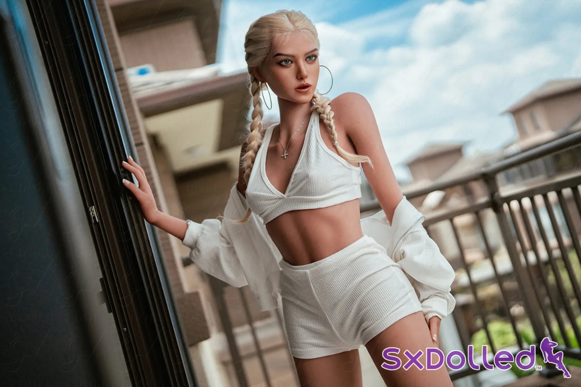 Sabine A (B-Cup) (160cm) | Tan Blonde Caucasian Sex Doll | SY Doll B-Cup / 160cm / Blonde Sex Doll