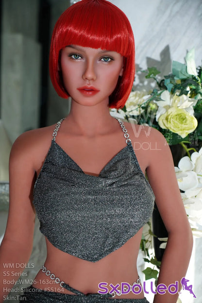 Safiya (G-Cup) (163cm) | Tanned Short Red Hair Sex Doll | WM Doll G-Cup / 163cm / Red Sex Doll