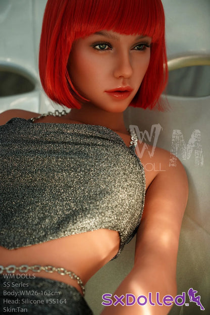 Safiya (G-Cup) (163cm) | Tanned Short Red Hair Sex Doll | WM Doll G-Cup / 163cm / Red Sex Doll