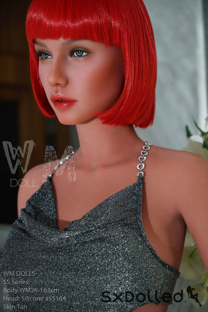 Safiya (G-Cup) (163cm) | Tanned Short Red Hair Sex Doll | WM Doll G-Cup / 163cm / Red Sex Doll