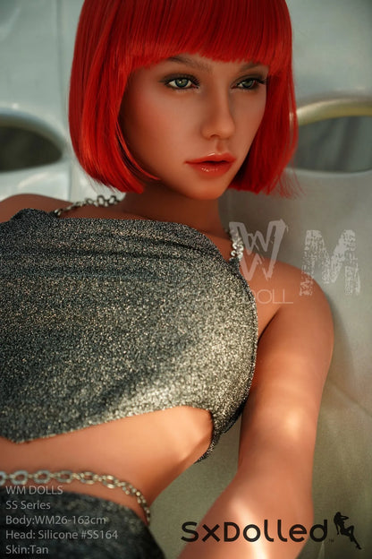 Safiya (G-Cup) (163cm) | Tanned Short Red Hair Sex Doll | WM Doll G-Cup / 163cm / Red Sex Doll