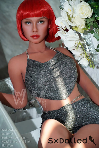 Safiya (G-Cup) (163cm) | Tanned Short Red Hair Sex Doll | WM Doll G-Cup / 163cm / Red Sex Doll