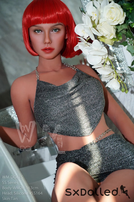 Safiya (G-Cup) (163cm) | Tanned Short Red Hair Sex Doll | WM Doll G-Cup / 163cm / Red Sex Doll