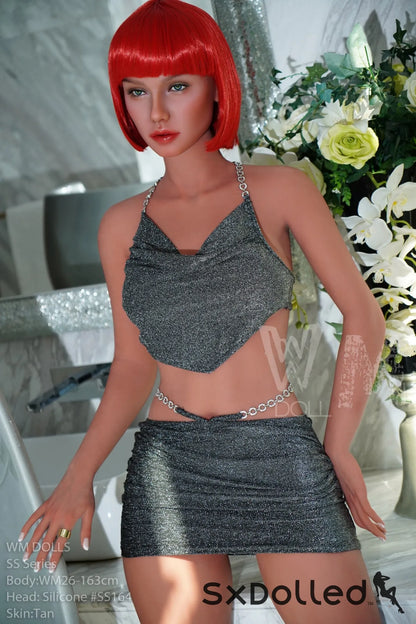 Safiya (G-Cup) (163cm) | Tanned Short Red Hair Sex Doll | WM Doll G-Cup / 163cm / Red Sex Doll