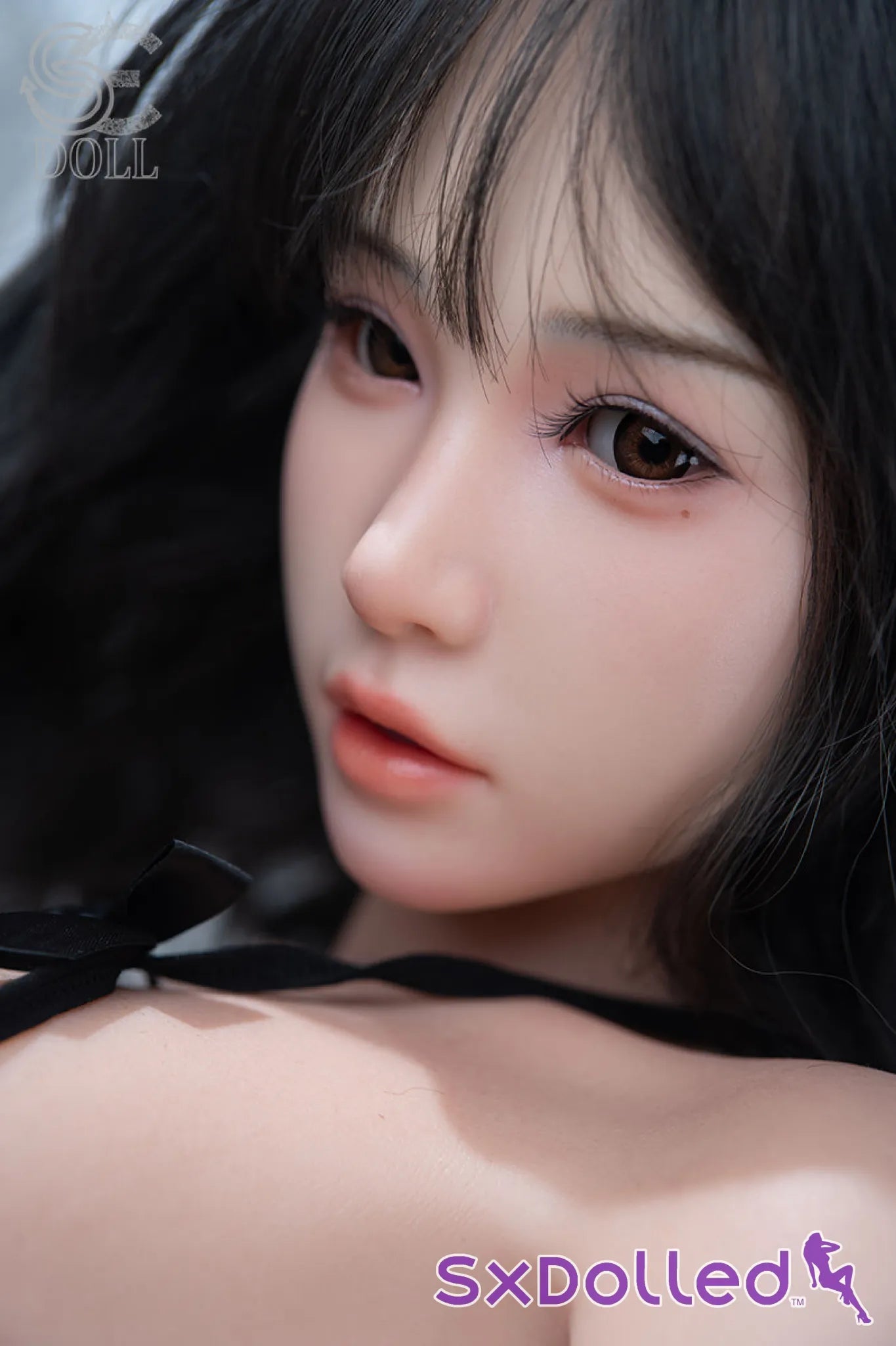 Sena.A A (C-Cup) (160cm) | Asian Receptionist Sex Doll | SE Doll - C-Cup / 160cm / Black - Sex Doll