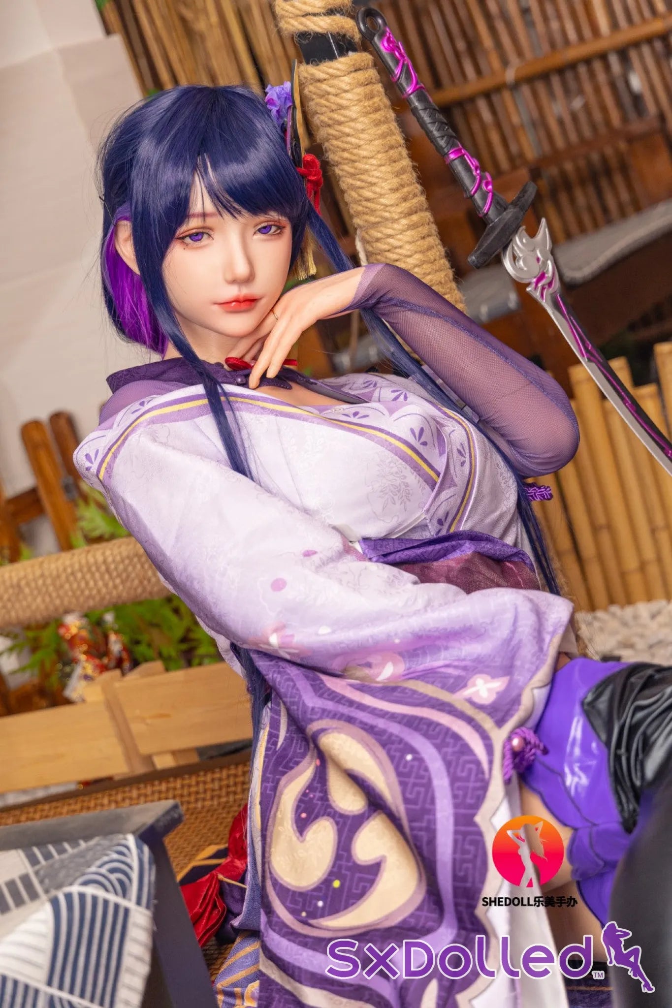 Sorelia (E-Cup) (165cm) | Sex Doll E-Cup / 165cm / Purple Sex Doll